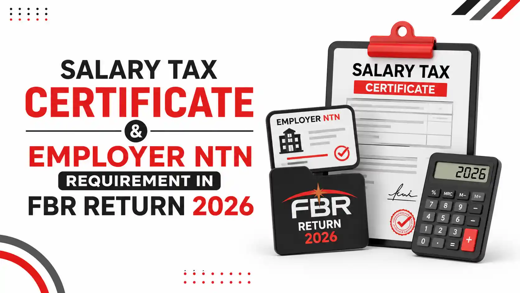 Salary Tax Certificate & Employer NTN