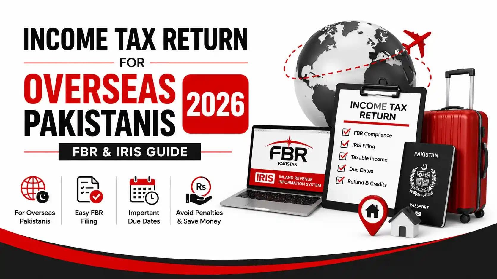 Income Tax Return for Overseas Pakistanis 2026 – FBR and IRIS filing guide.