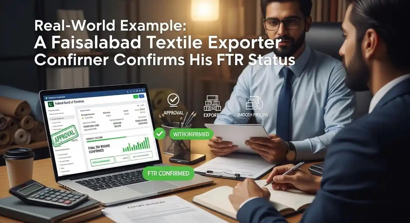 Real-World Example A Faisalabad Textile Exporter Confirms His FTR Status