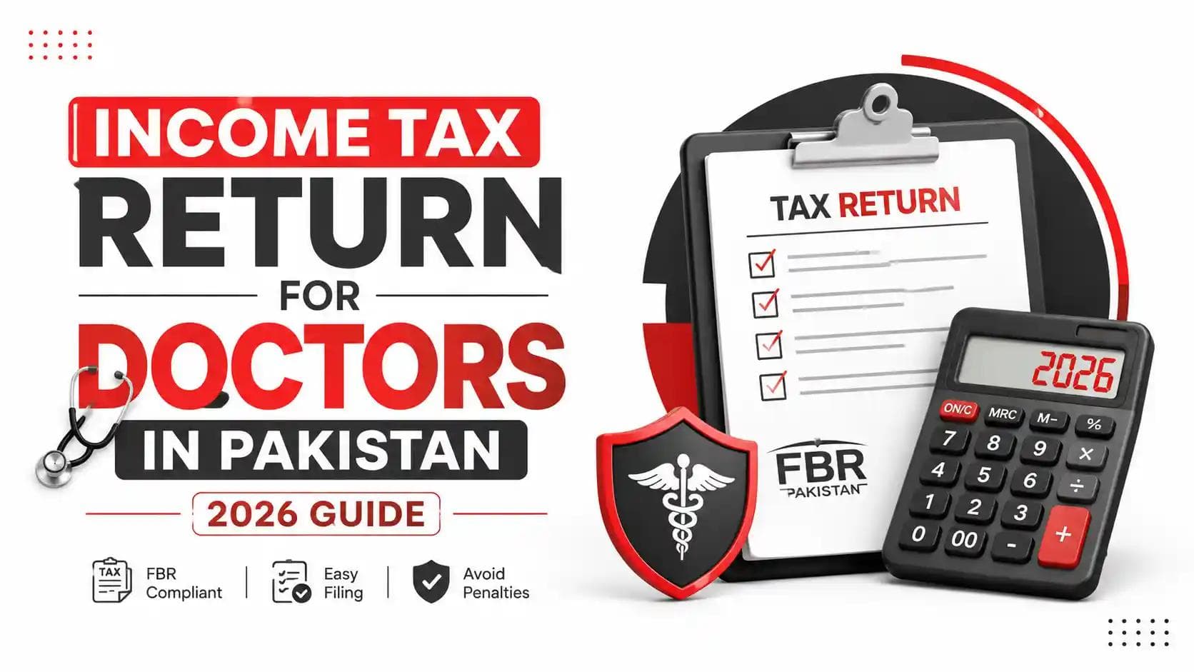 Income tax return for doctors in Pakistan 2026 with FBR tax filing guide