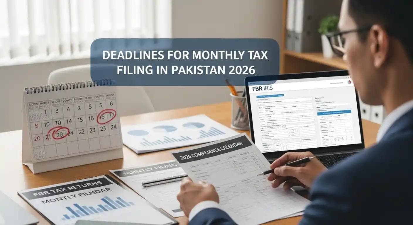 Deadlines for Monthly Tax Filing in Pakistan 2026