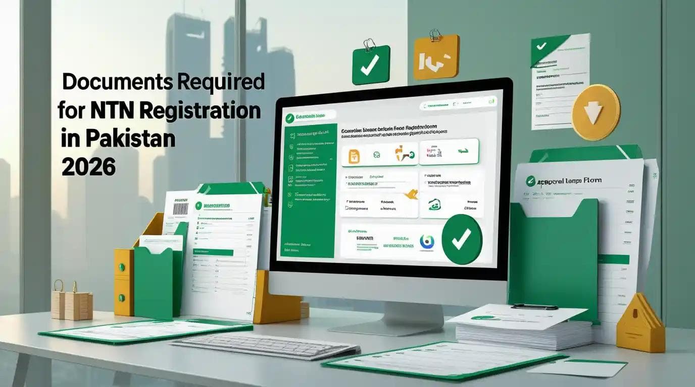 Documents Required for NTN Registration in Pakistan 2026