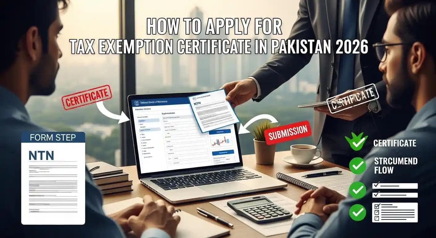 How to Apply for Tax Exemption Certificate in Pakistan 2026