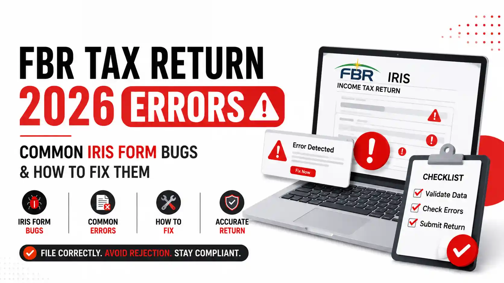 FBR Tax Return 2026 Errors