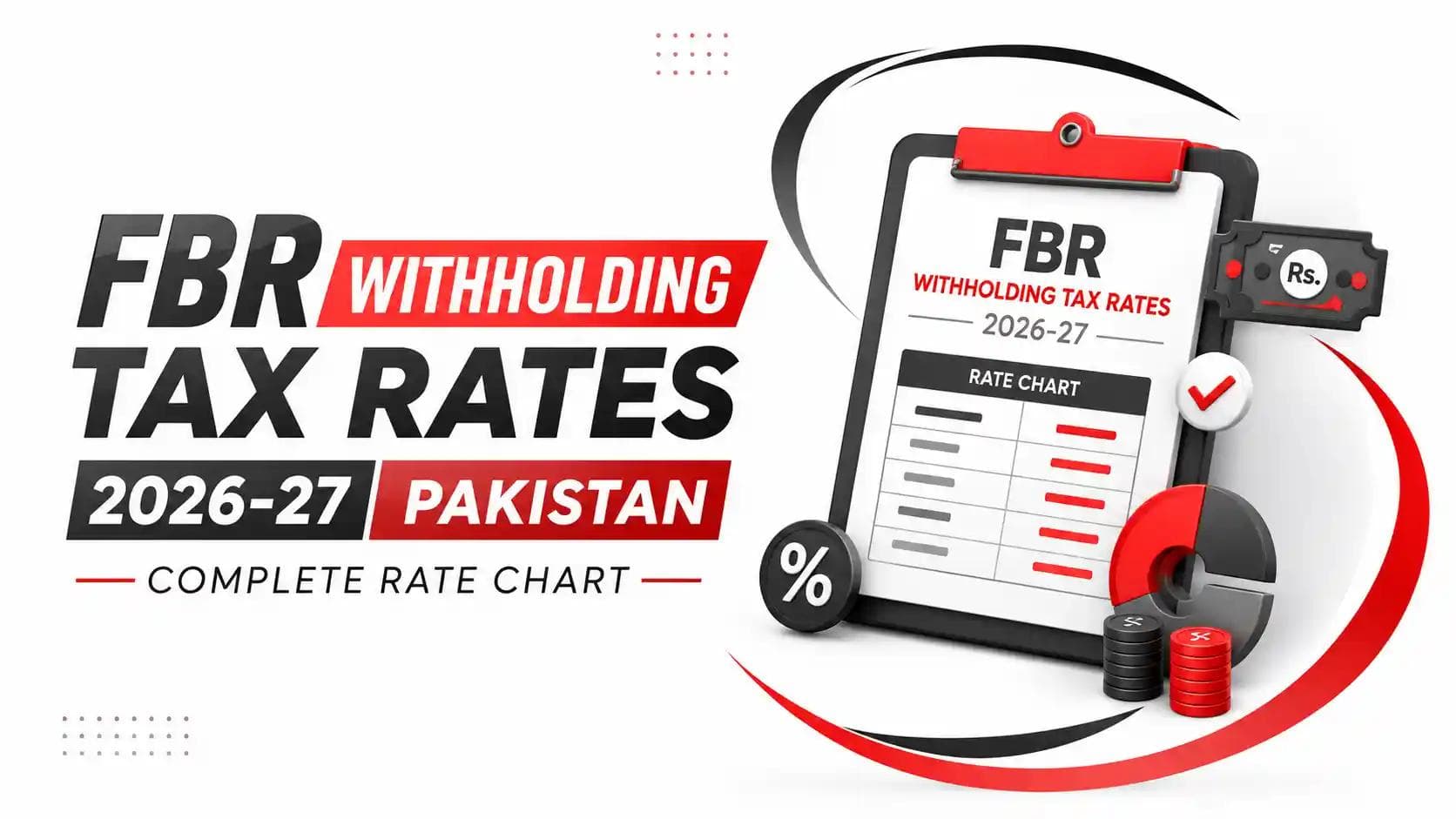 FBR Withholding Tax Rates 2026-27 Pakistan rate chart