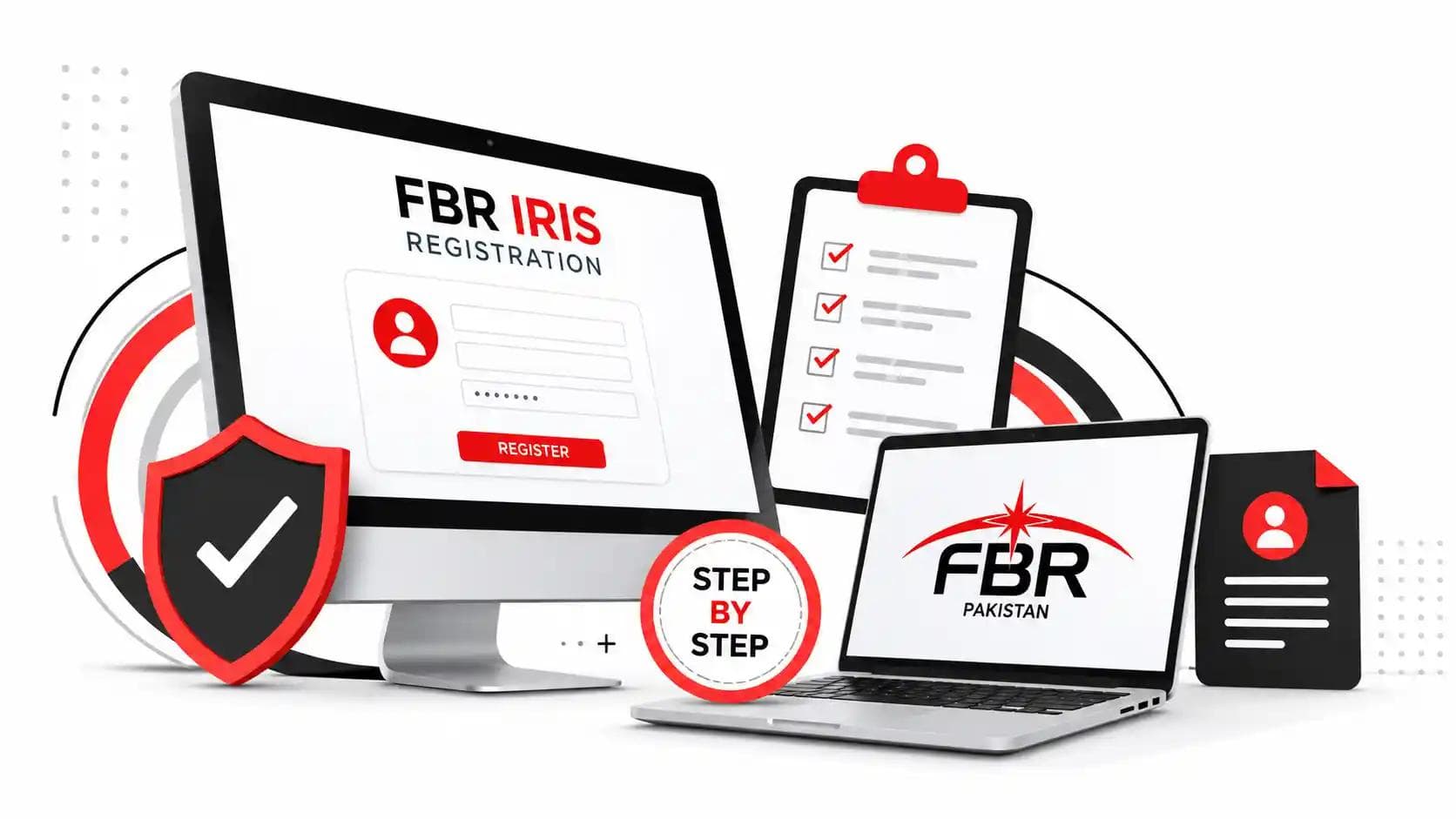 FBR IRIS Registration Step by Step Guide 2026 – Online FBR IRIS account registration and taxpayer verification process in Pakistan.