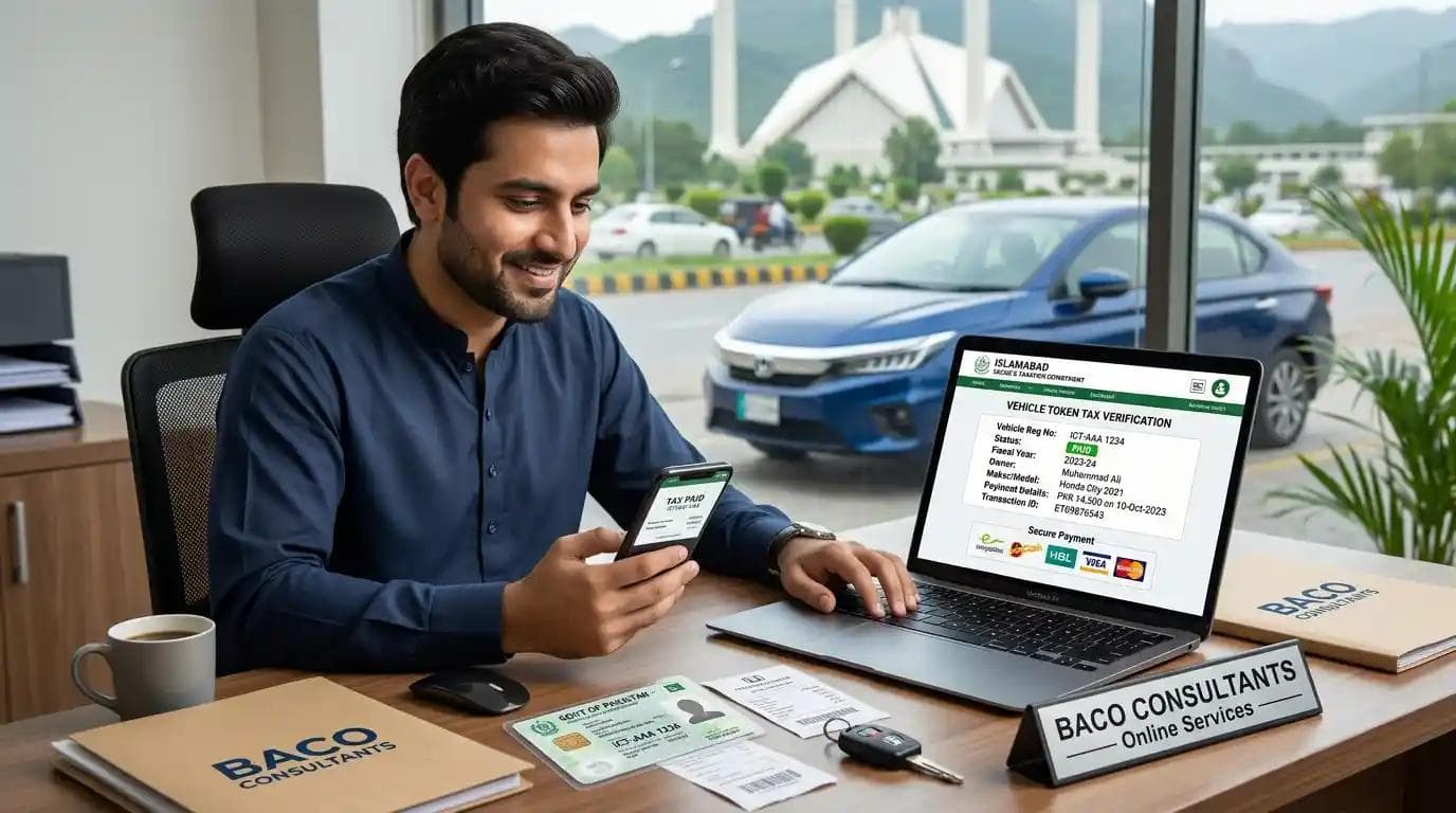 How to Check Vehicle Token Tax Online in Islamabad
