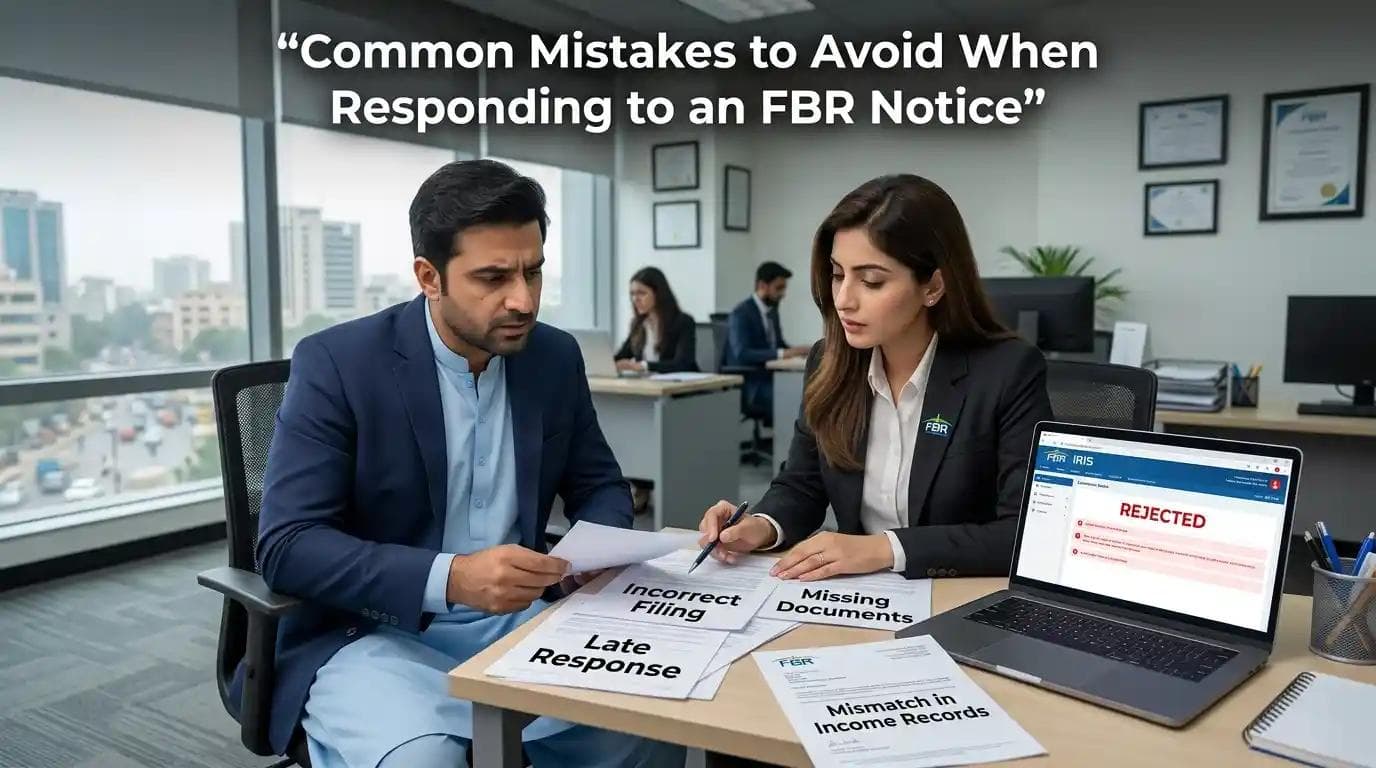Common Mistakes to Avoid When Responding to an FBR Notice