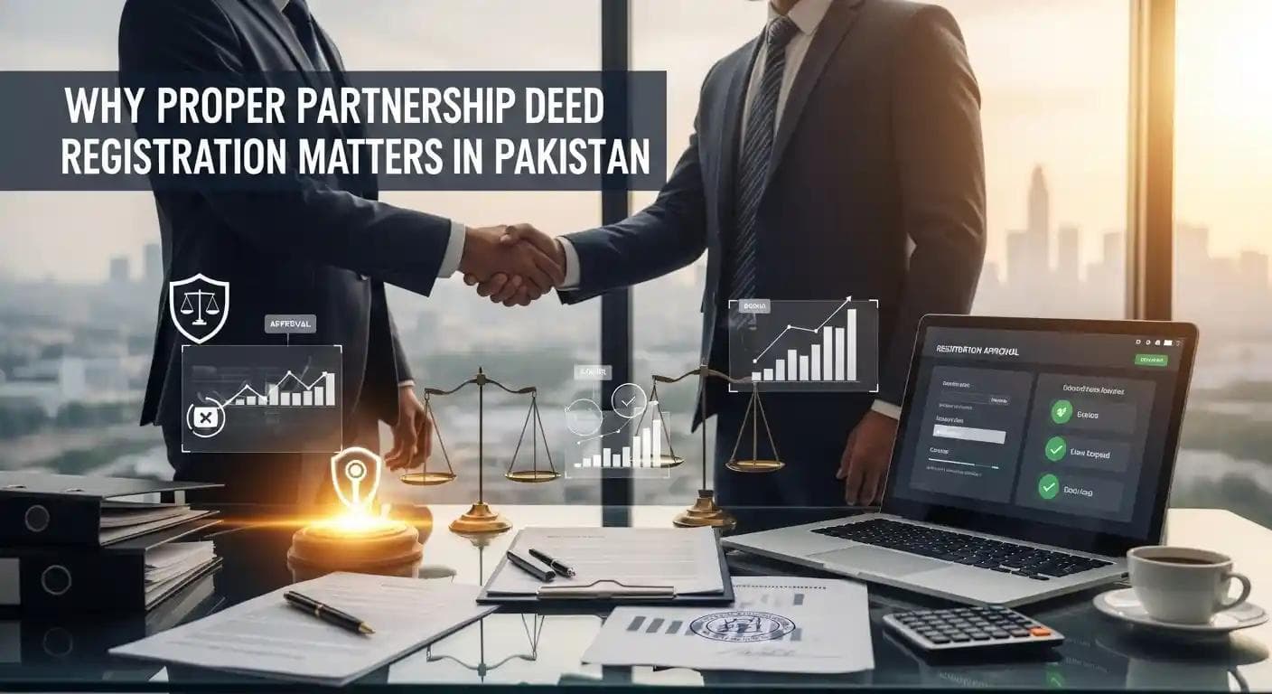 Why Proper Partnership Deed Registration Matters in Pakistan