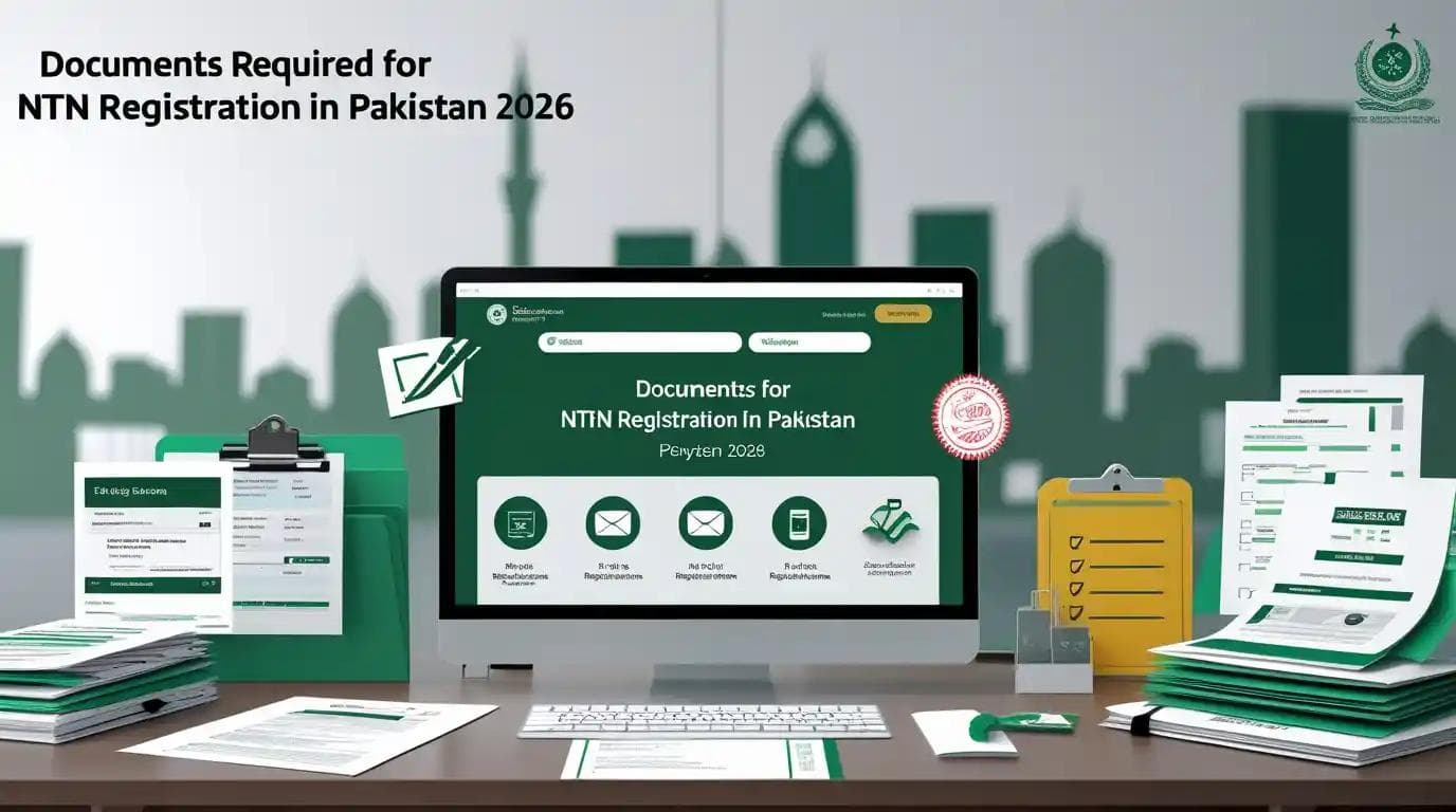 Documents Required for NTN Registration in Pakistan 2026