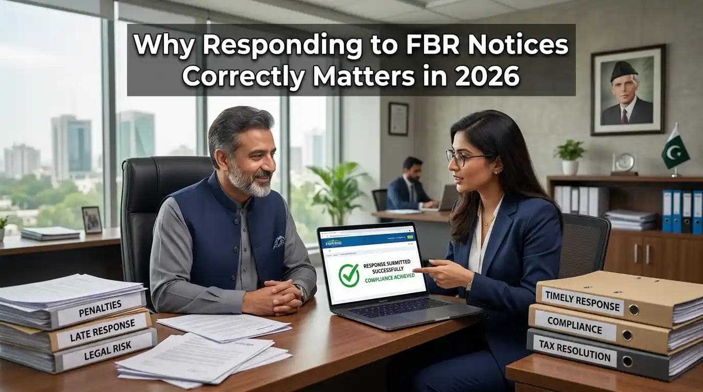 Why Responding to FBR Notices Correctly Matters in 2026