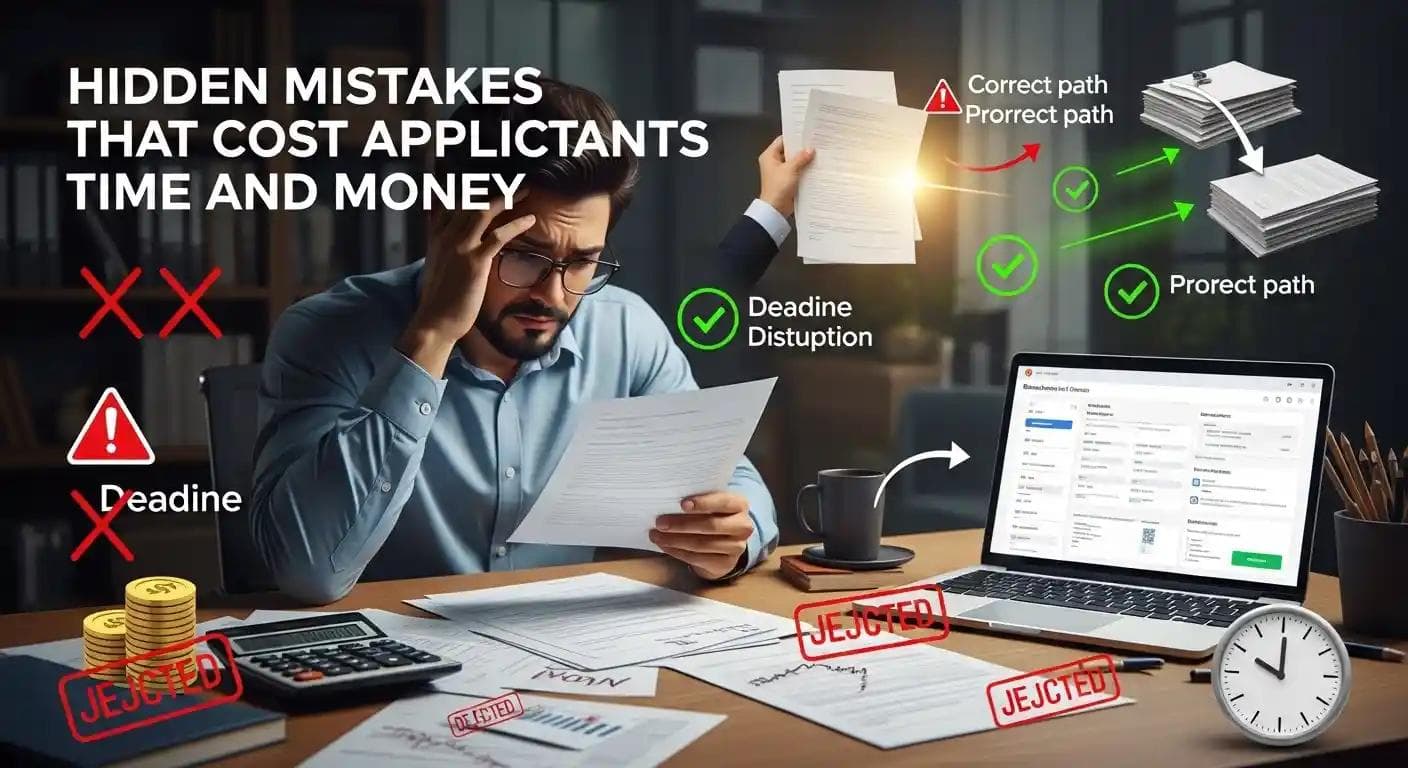 Hidden Mistakes That Cost Applicants Time and Money